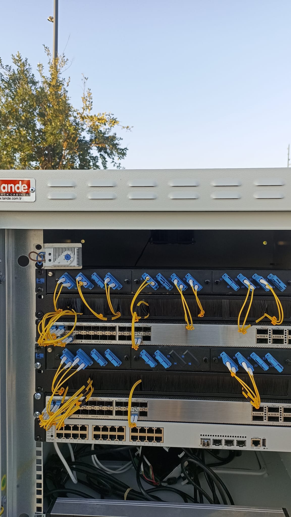 Dış ortam fiber kabinet uygulaması
